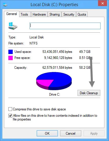 Cách dọn dẹp và khôi phục không gian trên ổ C Windows 